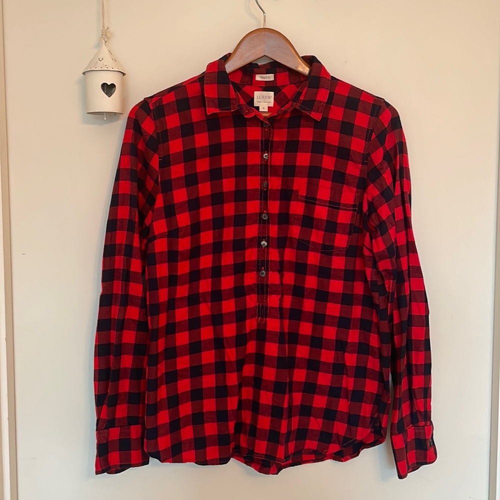 J. Crew Gingham Button Up Women’s